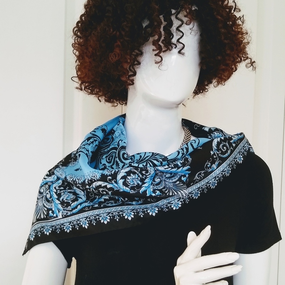 Versace Collection Authentic Silk Scarf - Picture 6 of 9